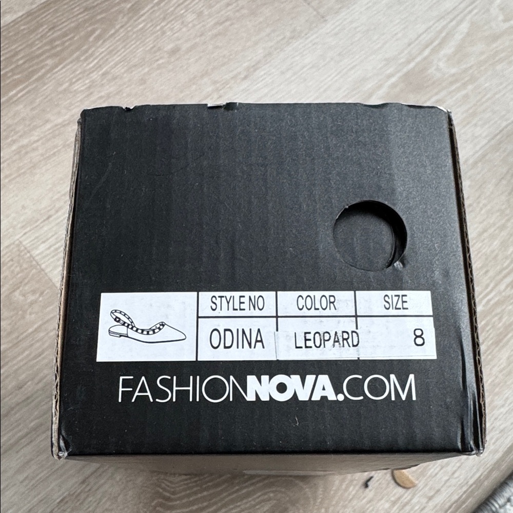 Odina Studded Leopard Print Flats NEW 🏷️ - Picture 9 of 9